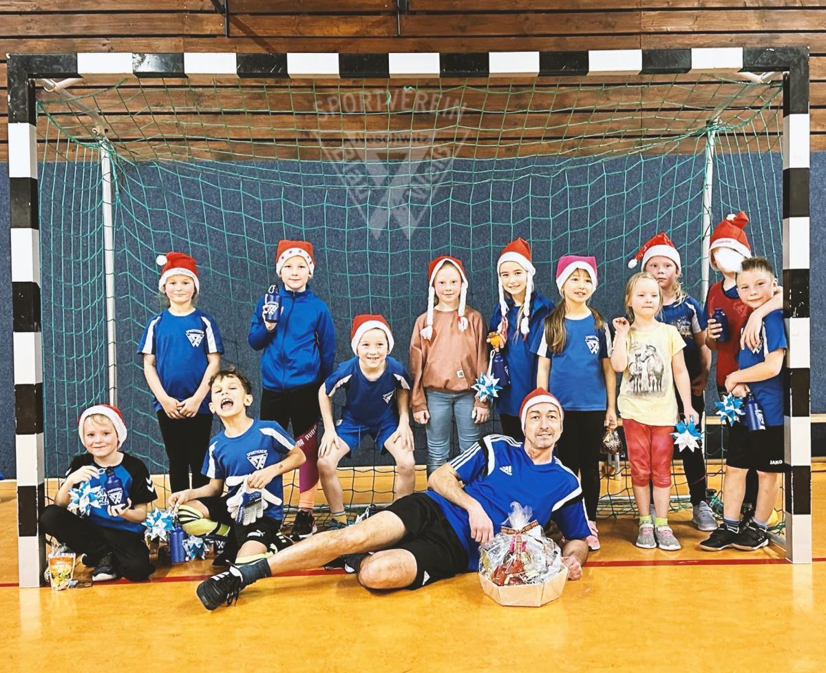 Rückblick - Kinderweihnachtsfeiern 2023 beim SV Blau-Weiß Neschwitz