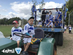 Festwagen des SV Blau Weiß Neschwitz - Festumzug 2018