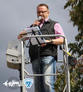 Festwagen des SV Blau Weiß Neschwitz - Festumzug 2018